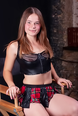 Harley Stroking Her Stiff Nipples Naughtily