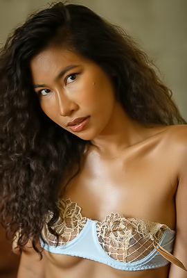 Niki Smiles As The Light And Shadow Play Over Her Gorgeous Body