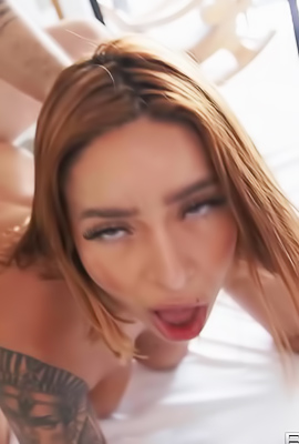 Anissa Miller Teases With A Daring Blowjob On Poolside