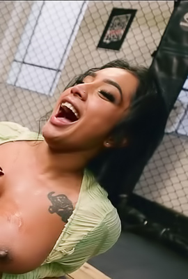 Sensual Yukia and Ali Gangbang the Bald Bridger Chris Diaz