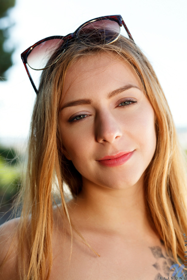 Elison Shows Puffy Nipples And Pretty Pink Pussy - Picture 16