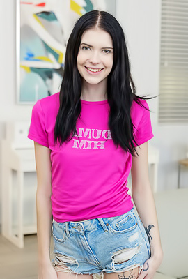 Bella Nova Caresses Herself Down Until Her Entire Body Is Primed To Cum