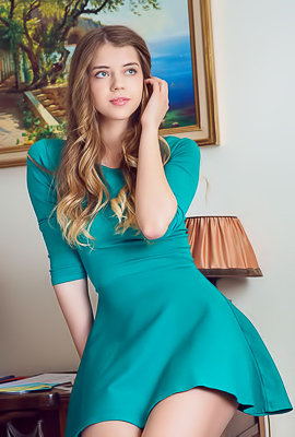 Kay J Squeezing Her Soft Breasts And Stroking Her Puffy Nipples Sensually