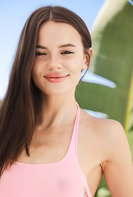 Hottest Girl Malena Amaro Sunbathing