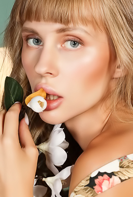 Vitalievna Stirs Desire in a Floral-Scented Bedroom